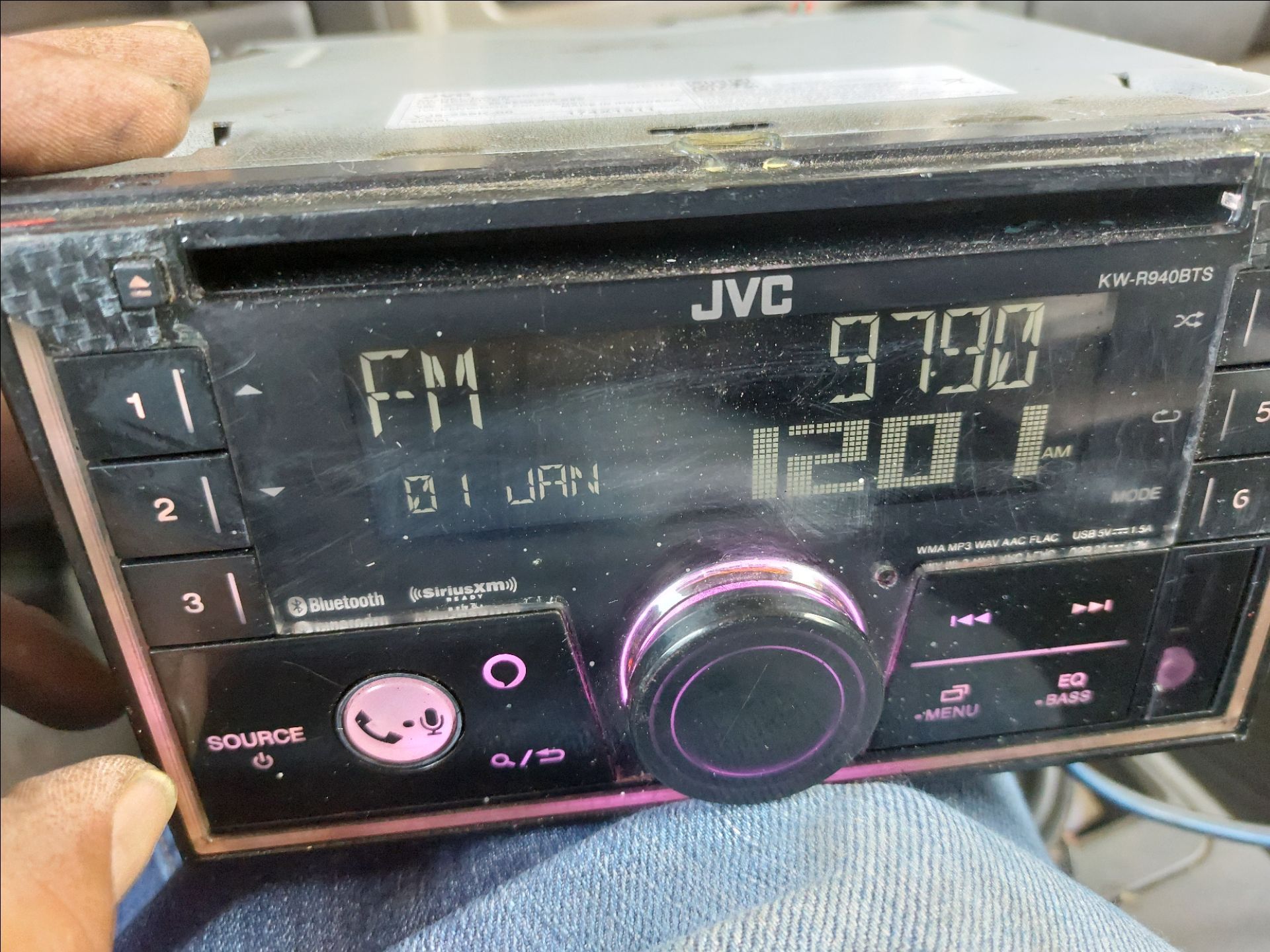 STEREO JVC CD AUX USB BLUETOOTH GOOD CONDICIÓN ABLO ESPAÑOL