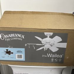 New Casablanca Ceiling Fan