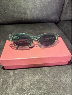 Miu miu mint frame Sunglasses