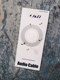 J&D Audio Cable New in Box