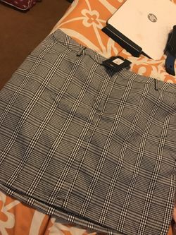 Plaid Fashion Nova Skirt