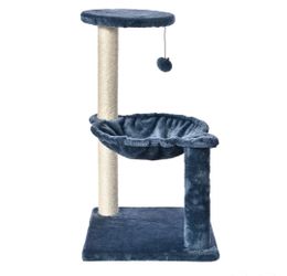 New Vibrant Life 3-Level Cat Tower with Hammock