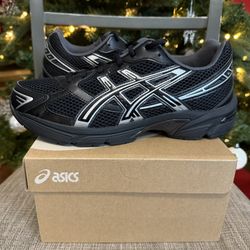Asics Gel-1130 Black Pure Silver Size 9M 10M 10.5M 11M 11.5M 12M 13M