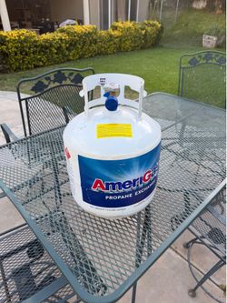 Full propane tank.