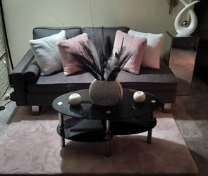 Noble House Typhaine Loveseat Chaise Lounge 