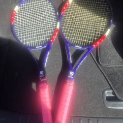 2 Wilson Tennis Racket  Pro Staff 