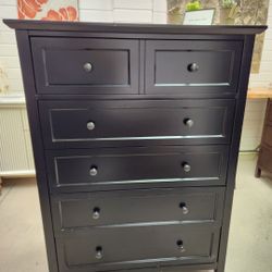 Black Mowgli 5 Drawer 40" W Chest / Dresser
