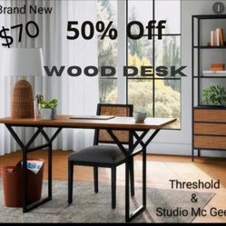 Brand New - Threshold & Studio MC Gee - South Coast Large Writing Desk Or Console Table 
