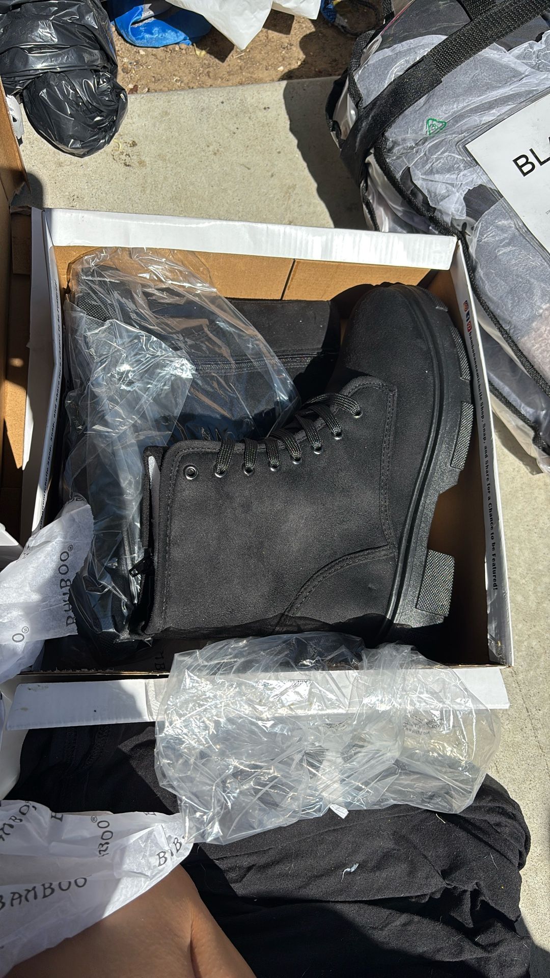 Black Suede Boots