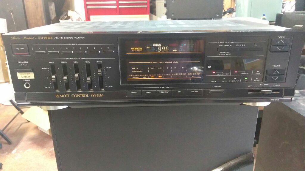 Fisher am/fm stereo receiver