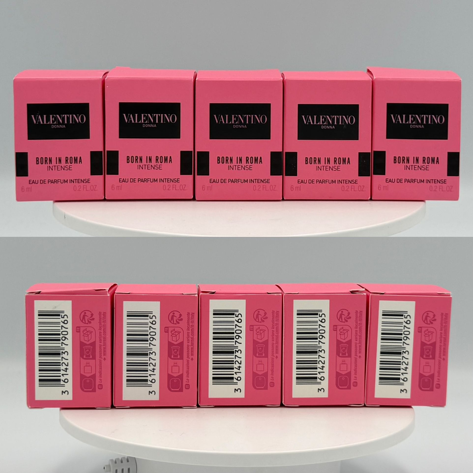 ❗70% OFF❗VALENTINO DONNA BORN IN ROMA INTENSE EDP 6ML × 5 = 30ML VALUE $115