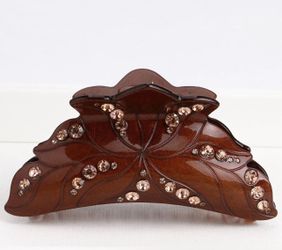 Hair Clip ( Brown )