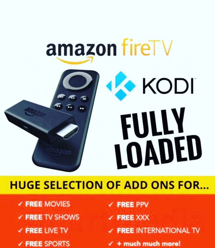 Amazon Firestick With Alexa Voice W/ Full kodi preloaded