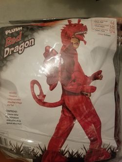 Boys Red Dragon costume, Size Large 12-14 Halloween