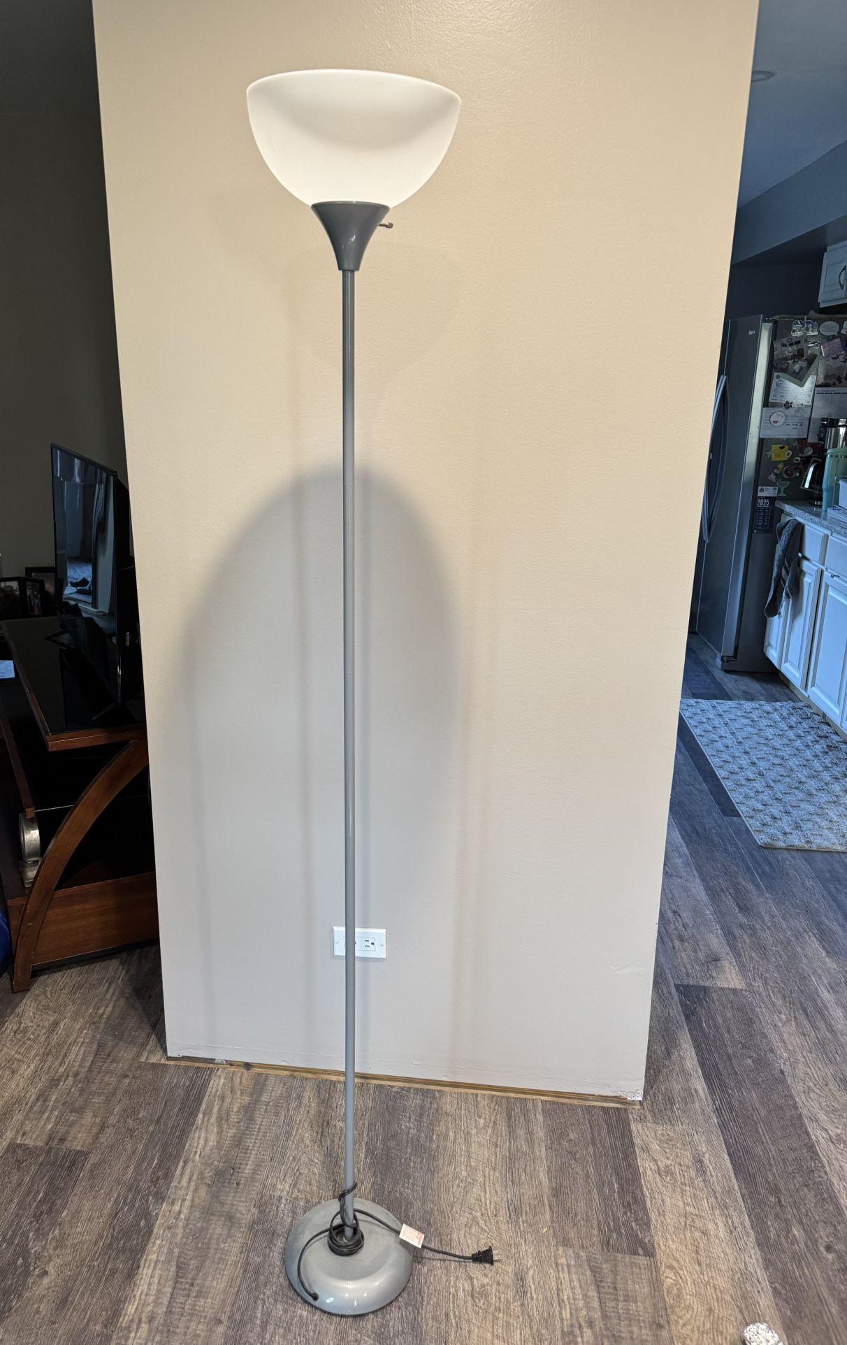 6 Foot Gray Lamp