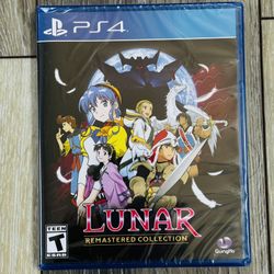 LUNAR Remastered Collection PS4 PlayStation 4 NEW
