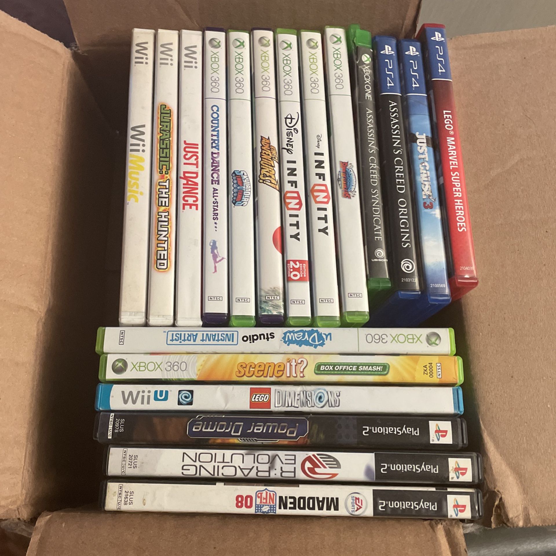 Box Of Video Games 