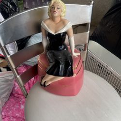 Marilyn Monroe Collectible Porcelain Container 