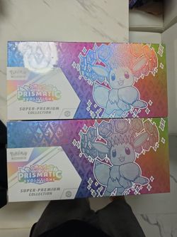Pokémon Scarlet & Violet Prismatic Evolutions Super-Premium Collection (x2)