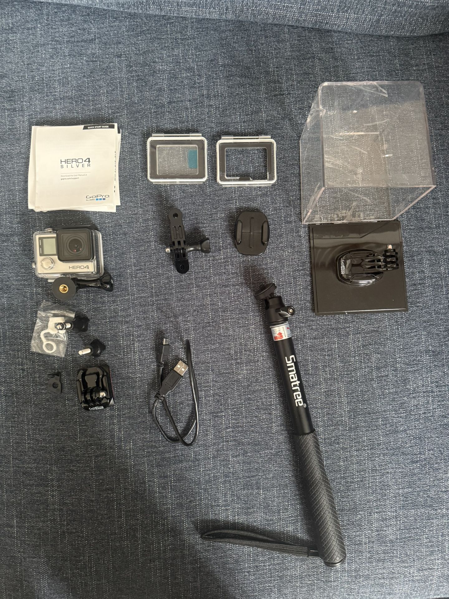 GoPro HERO4 Silver + Full Kit – Excellent Condition – $90
