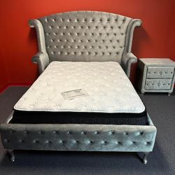 Alzire Bedroom Set Queen or King Beds Dressers Nightstands Mirrors With İnterest Free Payment Options Alzire 