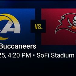 Rams Vs Bucs!! SOFI STADIUM