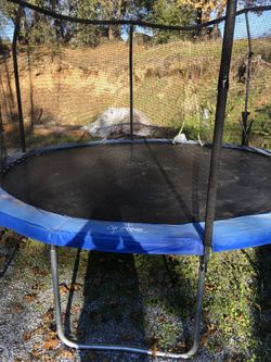 Trampoline With Net