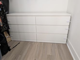 Ikea Malm 6 drawers Dresser