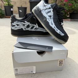 Nike Air Force 1 '07 Low Black Skeleton QS 'Black Skeleton'