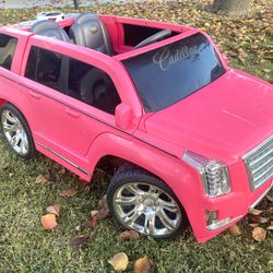 Barbie cadillac escalade used hotsell