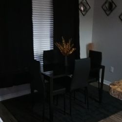 Living Room Set And Dining Room Table And Chairs 