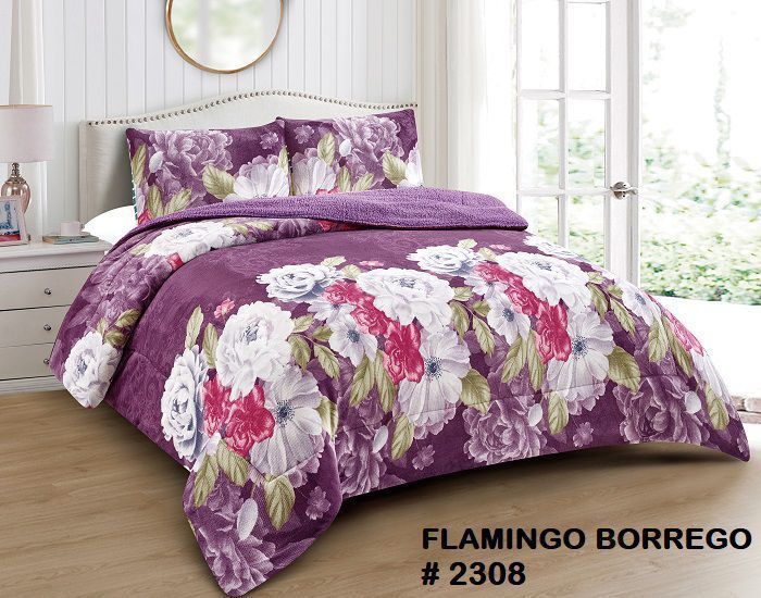 3 PCS CALKING THICK BORREGO BLANKETS