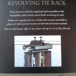 Revolving Tie Rack 