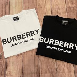 Burberry Tshirt Black And White 