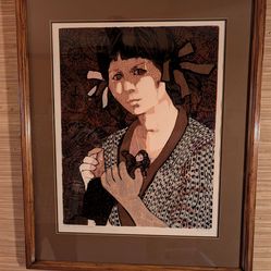 Mary Michel Serigraph Print "November" (signed, E/75)