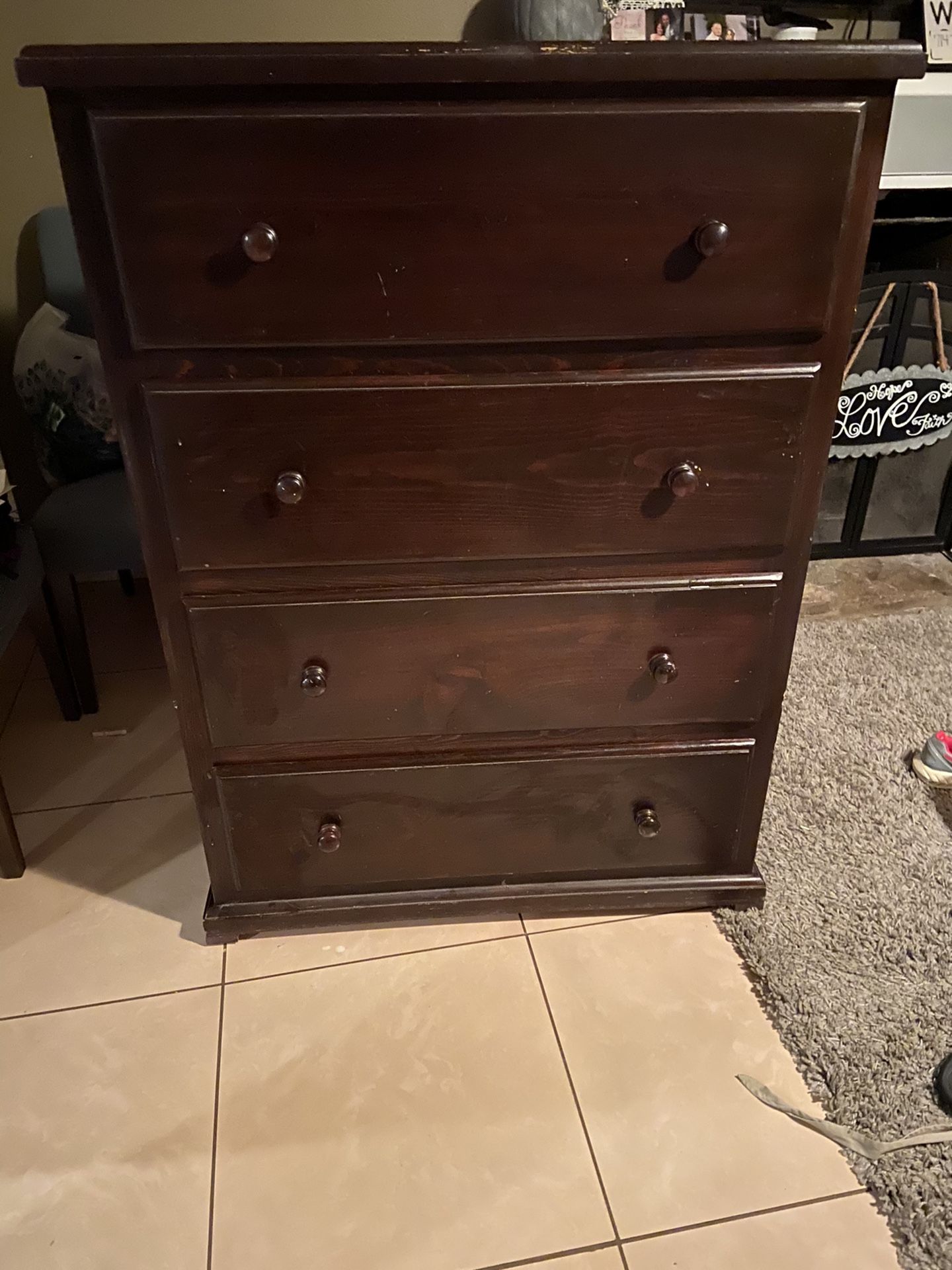 4 dresser drawer