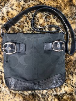 Black Vintage Coach Crossbody