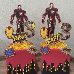 Iron Man Party Centerpieces
