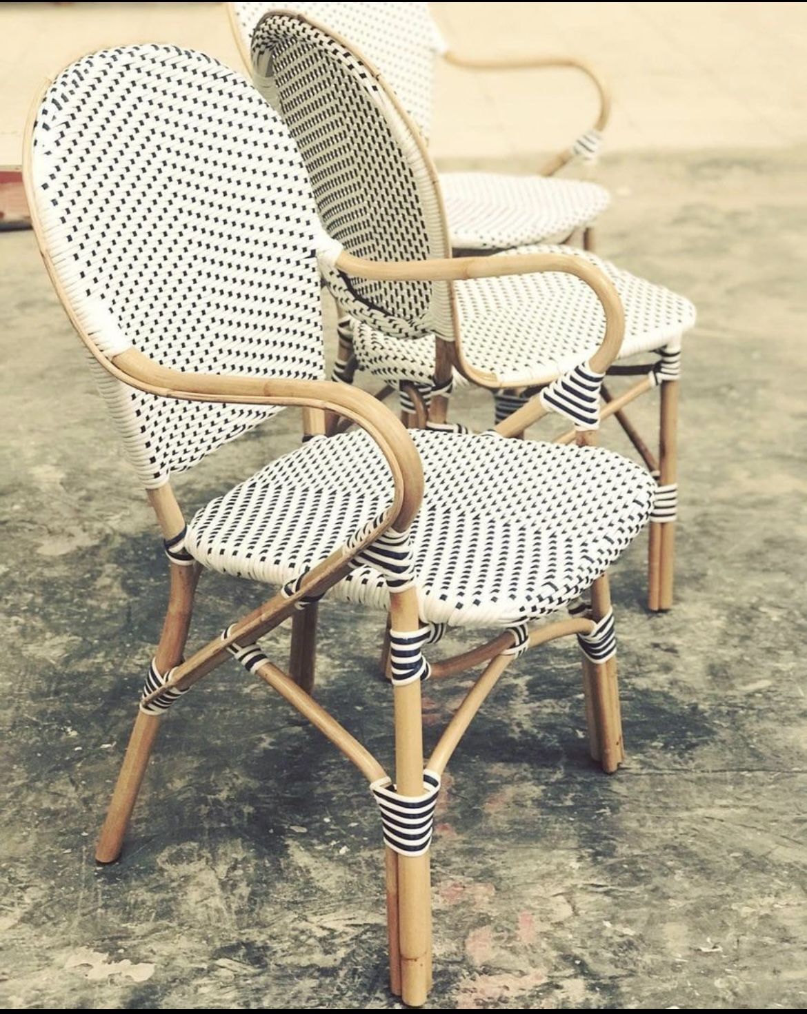 Handmade French Bistro Chairs 