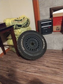 Wheels And General Grabber A/TX Tires W/TPMS Sensors