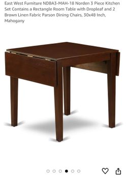 New Table With 2 Chairs