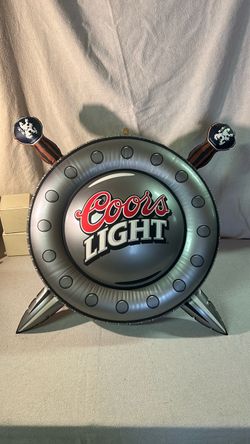 Coors Vintage Inflatable with Shield and Crossed Swords