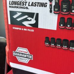 3/8 Milwaukee Socket/ Lifetime