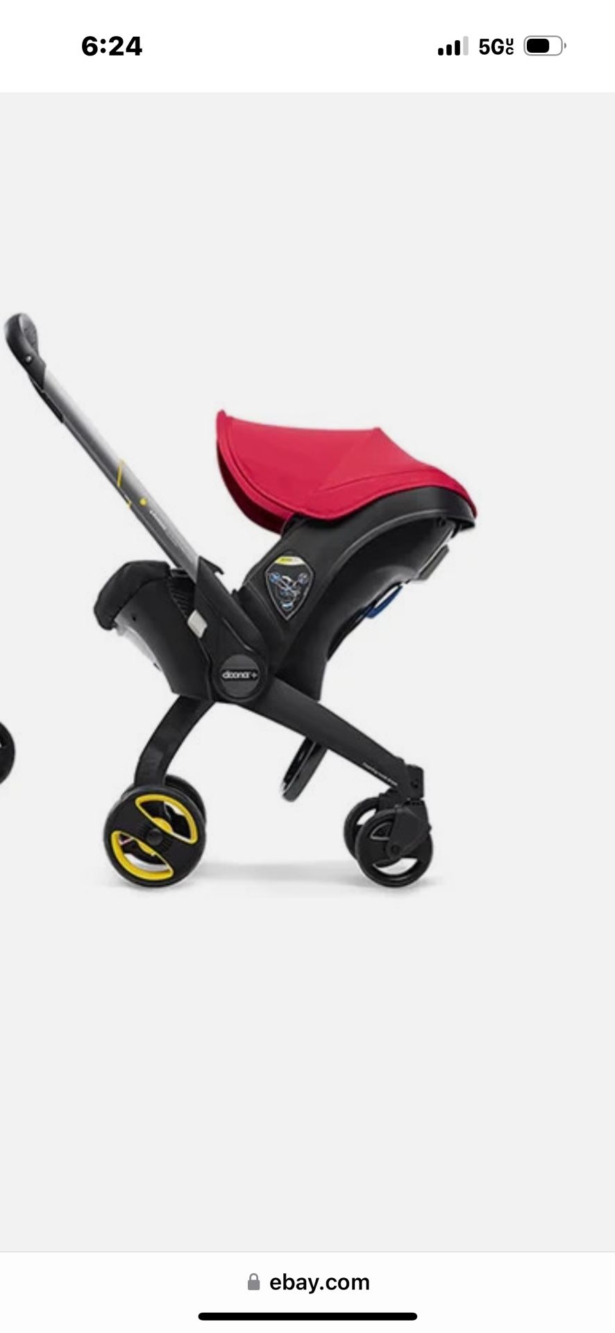 Red Donna Stroller Base Not Included