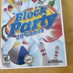 Block Party 20 Games for Nintendo Wii
