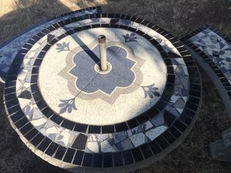 Cement Patio Table
