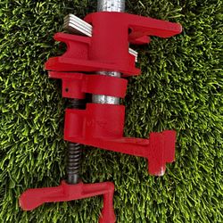 H-Style 3/4 in. Black Pipe Clamp Fixture Set with 4ft galvanized pipe