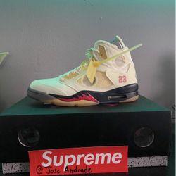 Jordan 5 Off White Sail