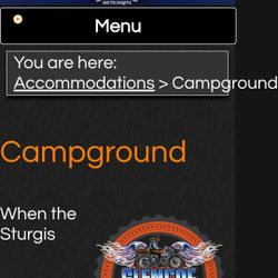 STURGIS 2025 -  RV PAD 42' / 50 AMP FULL HOOKUPS 