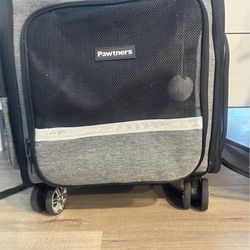 Airline Approved Pawtners Pet Backpack with detachable Trolley & Play Tunnel